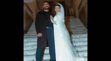 أحمد العوضي يشارك أول صورة من زفافه على يارا السكري في كواليس “علي كلاي”